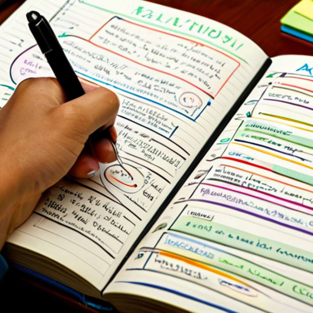 CPA 시험과 인터뷰 준비법 - **Image Prompt 1: "The Battle Notebook"**
    A close-up, high-angle shot of a meticulously organize...