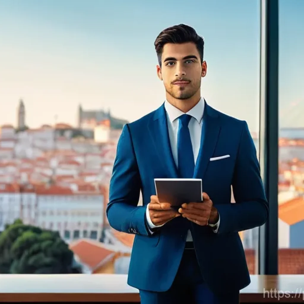 CPA 합격생 인터뷰 - **"The Aspiring Accountant's Vision"**
A determined young Portuguese professional, gender-neutra...