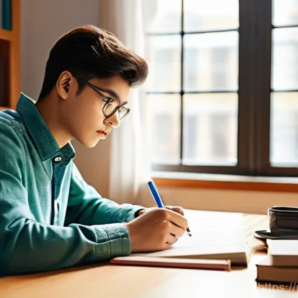 CPA 시험 과목 선택 전략 - **Prompt 1: Focused Student in a Modern Study Space**
    "A bright and clean image of a young adult...