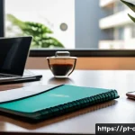 Home 23 공인회계사 시험 합격 루틴 - A focused young adult studying at a modern home office desk in São Paulo, Brazil, wearing casual com...